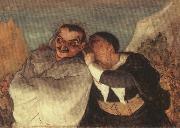 Honore Daumier Crispin and Scapin china oil painting reproduction